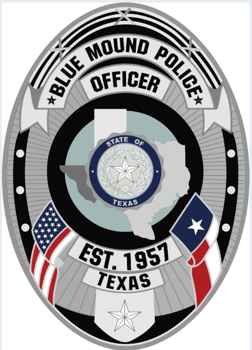 Blue Mound Police Badge Design